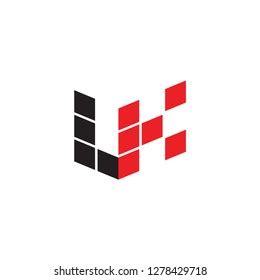 3d Lk Logo Letter Design Stock Vector (Royalty Free) 1278429718 ...