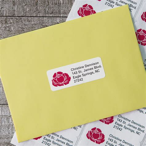 Customize your envelopes with printable address labels for your family. Available at ...