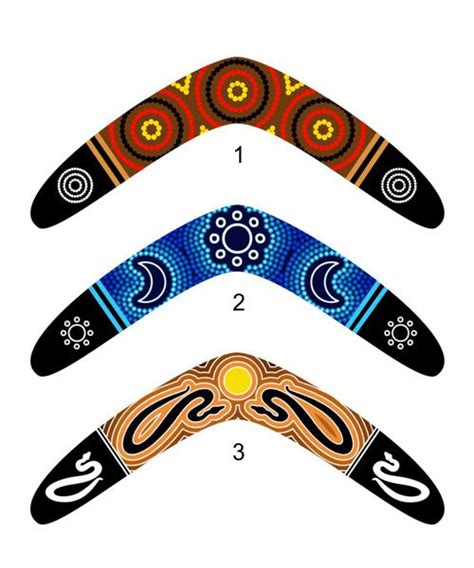 Aboriginal Art Lesson - Boomerang Designs