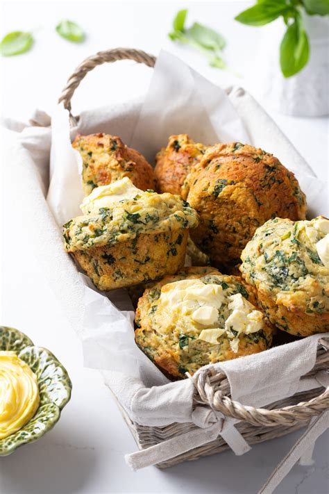 Spinach & Cream Cheese Muffins — ALANA SMITH