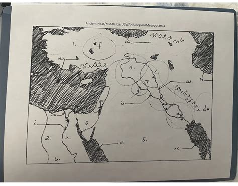 SWANA region ancient map quiz