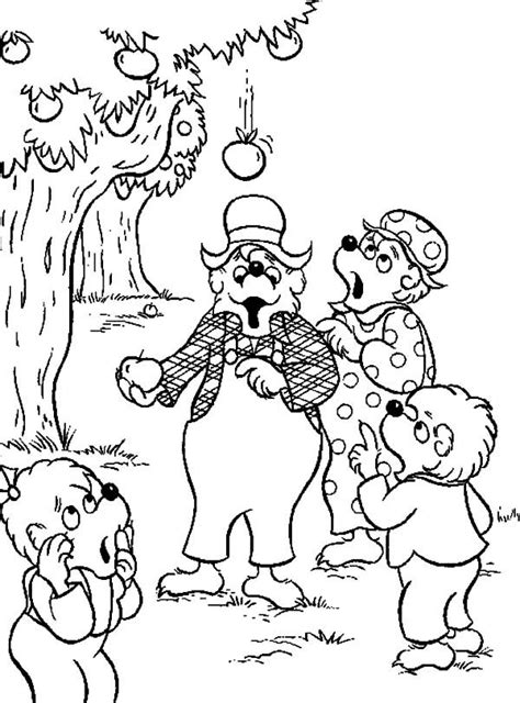 Collection of Berenstain Bears Coloring Pages - Free Printable