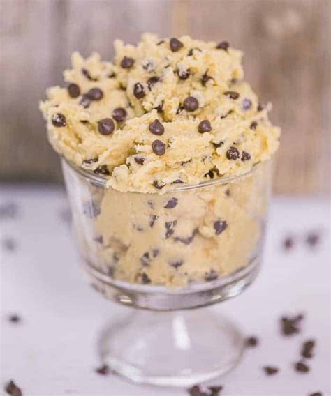 Edible Chocolate Chip Cookie Dough - The Baking ChocolaTess