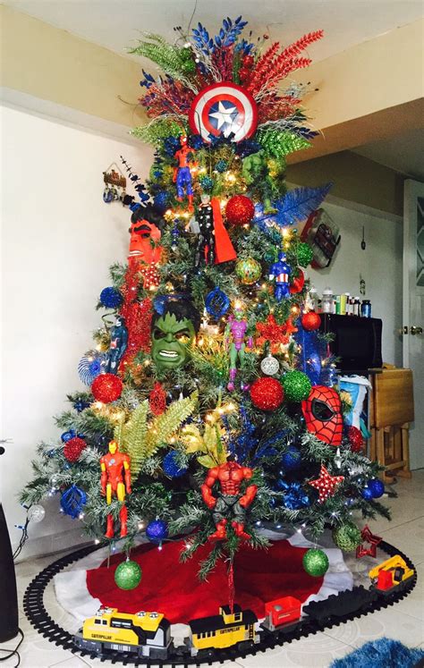 Superhero Christmas Tree | Christmas trees for kids, Creative christmas trees, Christmas tree themes