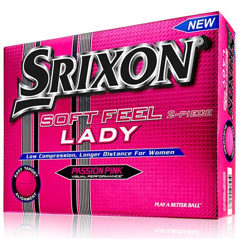 Srixon Soft Feel Lady Golf Balls (1 Dozen) Passion Pink at InTheHoleGolf.com