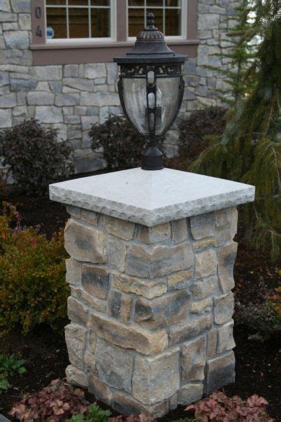 Outdoor Stone Column Lights - Outdoor Lighting Ideas