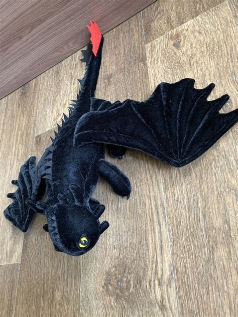 Night Fury Inspired Amigurumi Toothless Plush Night Fury | Etsy