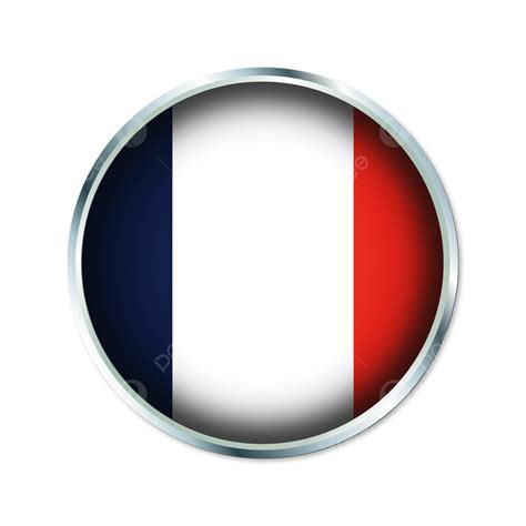 France Round Flag Design Vector, France, France Flag, France National Flag PNG and Vector with ...