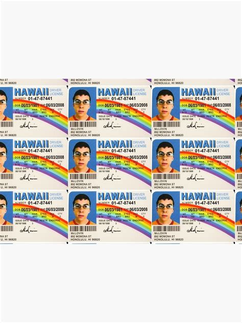 "McLovin ID" Hardcover Journal by stan19 | Redbubble