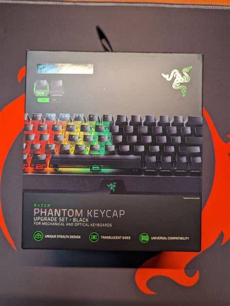 Razer Phantom Keycaps Black, Computers & Tech, Parts & Accessories, Computer Keyboard on Carousell