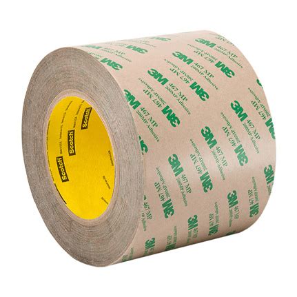 3M 467MP Adhesive Transfer Tape Clear 6 in x 20 yd Roll