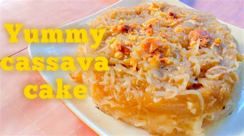 Easy cassava cake recipe using cassava flour - YouTube