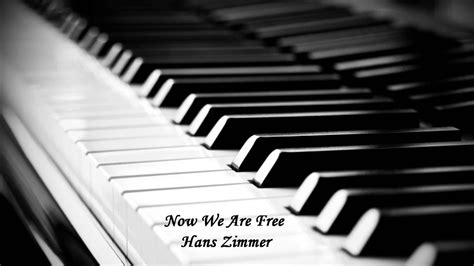 Now We Are Free (piano) - Hans Zimmer - YouTube