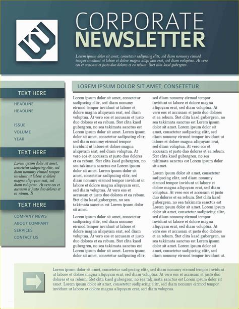 Staff Newsletter Templates Free Of 9 Free Business Newsletters Templates | Heritagechristiancollege