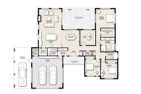 U-Shaped House Plans - Designed By The Architects