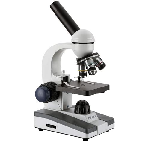 AmScope M150C-I 40X-1000X All-Metal Optical Glass Lenses Cordless LED Student Biological ...