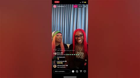 Nicki Minaj & Sexyy Red On Instagram Live With Ahkbar May 31 , 2023 IG ...