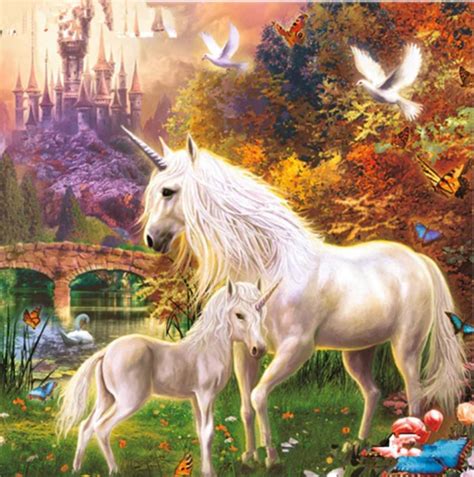 Beautiful Unicorns & Amazing Castle – All Diamond Painting