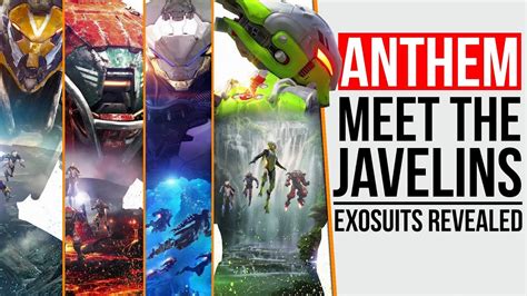 ANTHEM - ALL JAVELIN CLASSES | WHICH WILL YOU CHOOSE? - YouTube