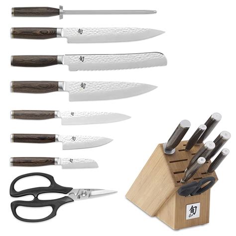 Shun Premier 9-Piece Knife Block Set | Williams Sonoma AU