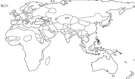 Blank Map Of Eastern Hemisphere - California southern Map