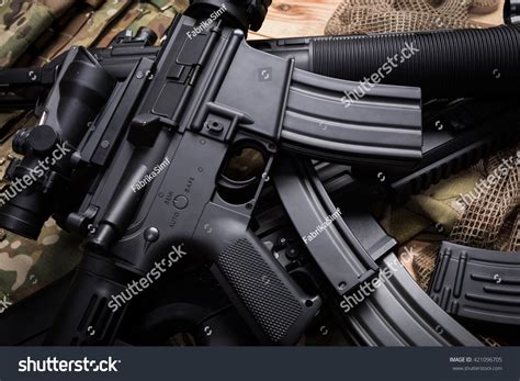 Weapons Military Equipment Special Operations Forces Stock Photo ...