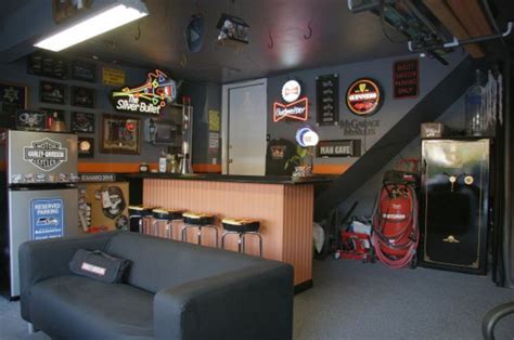 29 Affordable Man Cave Garages | Man cave furniture, Man cave garage ...