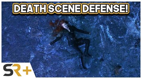 Scarlett Johansson Defends Black Widow's Endgame Death Scene! - YouTube