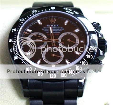 Pictures of My Black Rolex Daytona.. Rolex Purists BEWARE =) | WatchUSeek Watch Forums