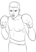 Muhammad Ali Coloring Page