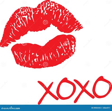 Hugs and kisses stock vector. Illustration of scalable - 8984343