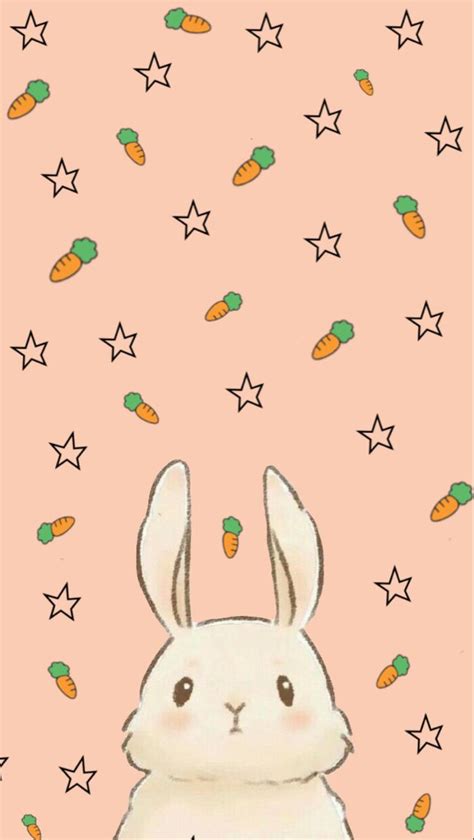 Bunny wallpaper | Cute bunny cartoon, Bunny wallpaper, Rabbit wallpaper