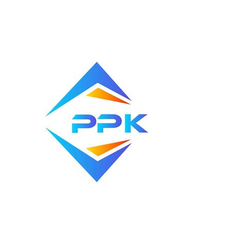 PPK abstract technology logo design on white background. PPK creative ...