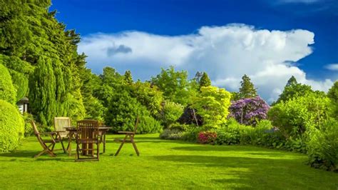 HD 1080p Nature with Family Garden Scenery Video, Royalty free Landscape... | Lawn and landscape ...