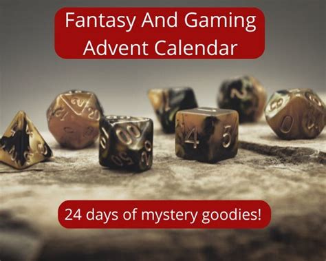 Gaming Advent Calendar 2022 24 Day Mixed Dungeons and Dragons - Etsy Canada