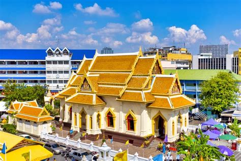 Old Building at the Wat Traimit Temple Editorial Stock Photo - Image of thailand, temple: 247480733