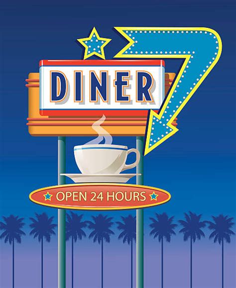 70S Diner Menu Clip Art