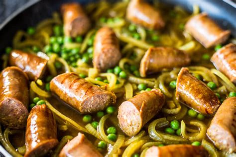 Best Curried Sausages - Easy Peasy Meals