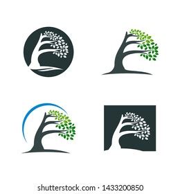 Tree Logo Template Environment Design Vector Stock Vector (Royalty Free ...