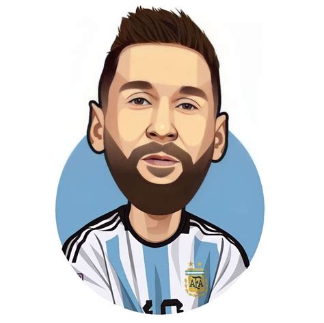 a man with a beard wearing a blue and white striped soccer jersey is ...