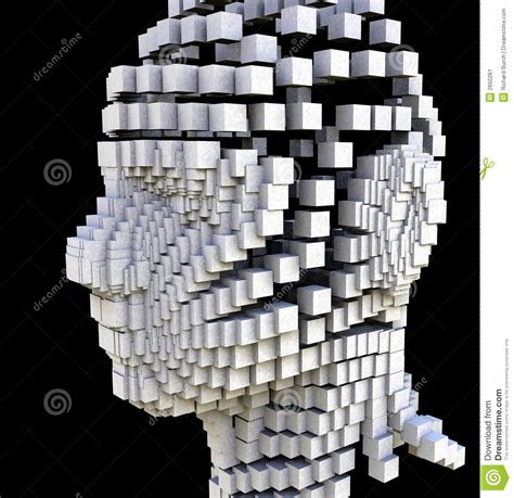 Block Head stock illustration. Illustration of blocks - 2650261