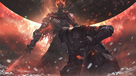 Dark Souls Soul Of Cinder Fan Art - 1920x1080 Wallpaper - teahub.io