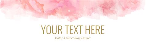 Free Pink + Gold Website Header Backgrounds - Angie Makes