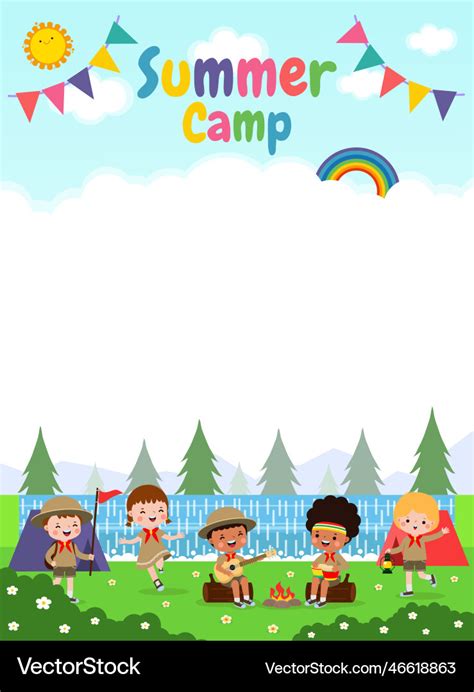 Summer Camp Activities Clip Art