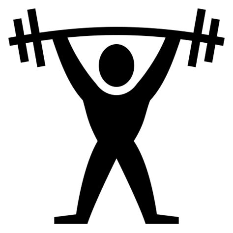 Weight lifting up icon | Game-icons.net