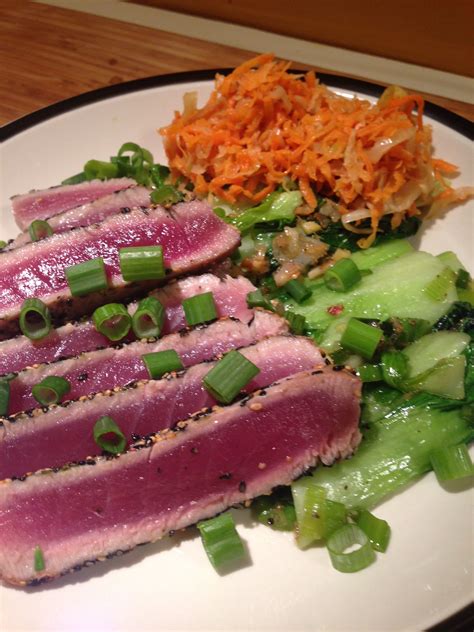 Ripped Recipes - Sesame Seared Ahi Tuna