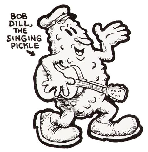 Robert R. Crumb - Bob Dill, The Singing Pickle - 1967 | Robert crumb ...