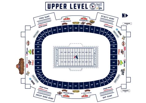 Houston Texans Stadium Map