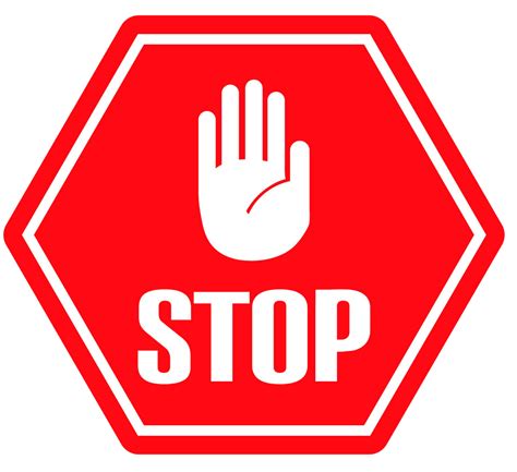 Stop Sign clipart for free - Clipart World