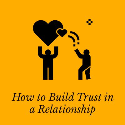 How to Build Trust in a Relationship - 10 Rules of Trust • Relationship ...